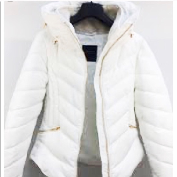 Zara white Puffer Jacket - Picture 2 of 8